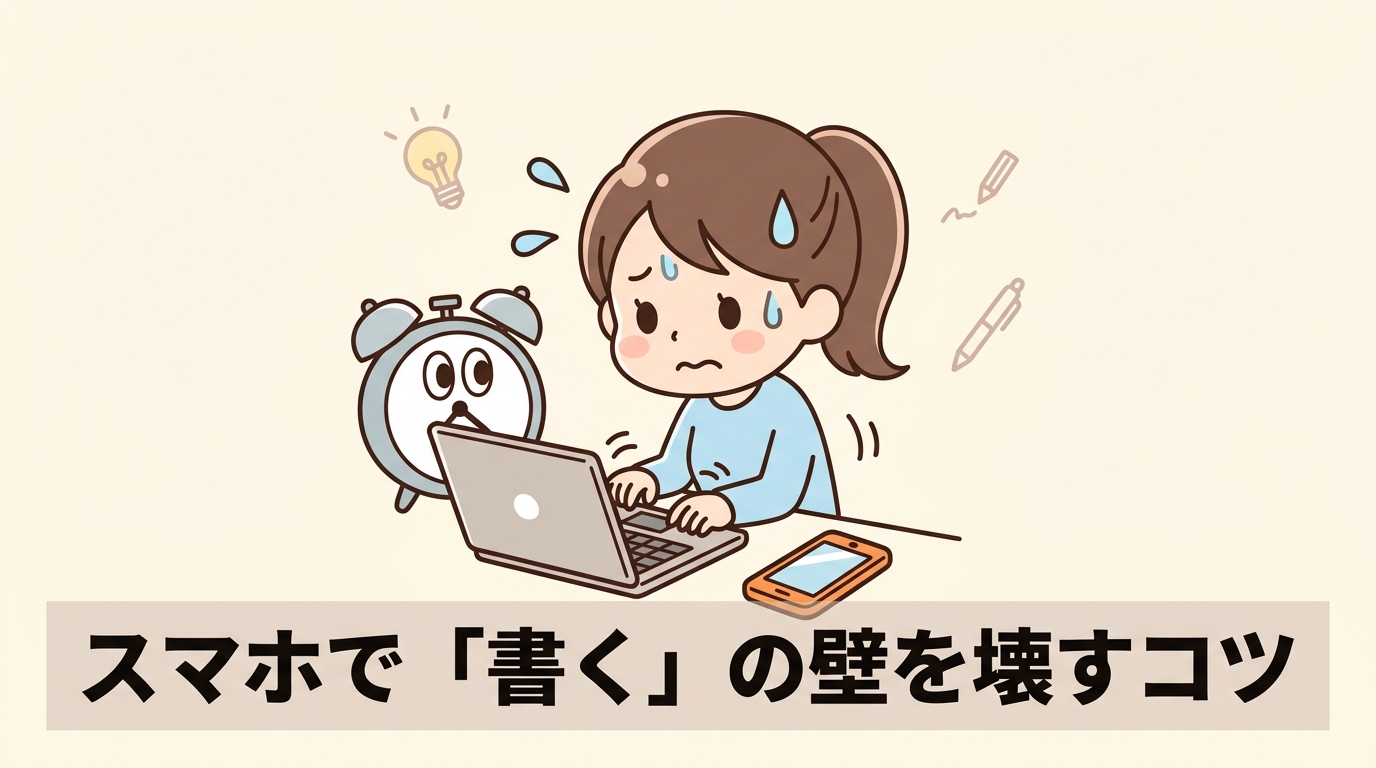 スマホとデバイスで執筆のハードルを下げるコツ