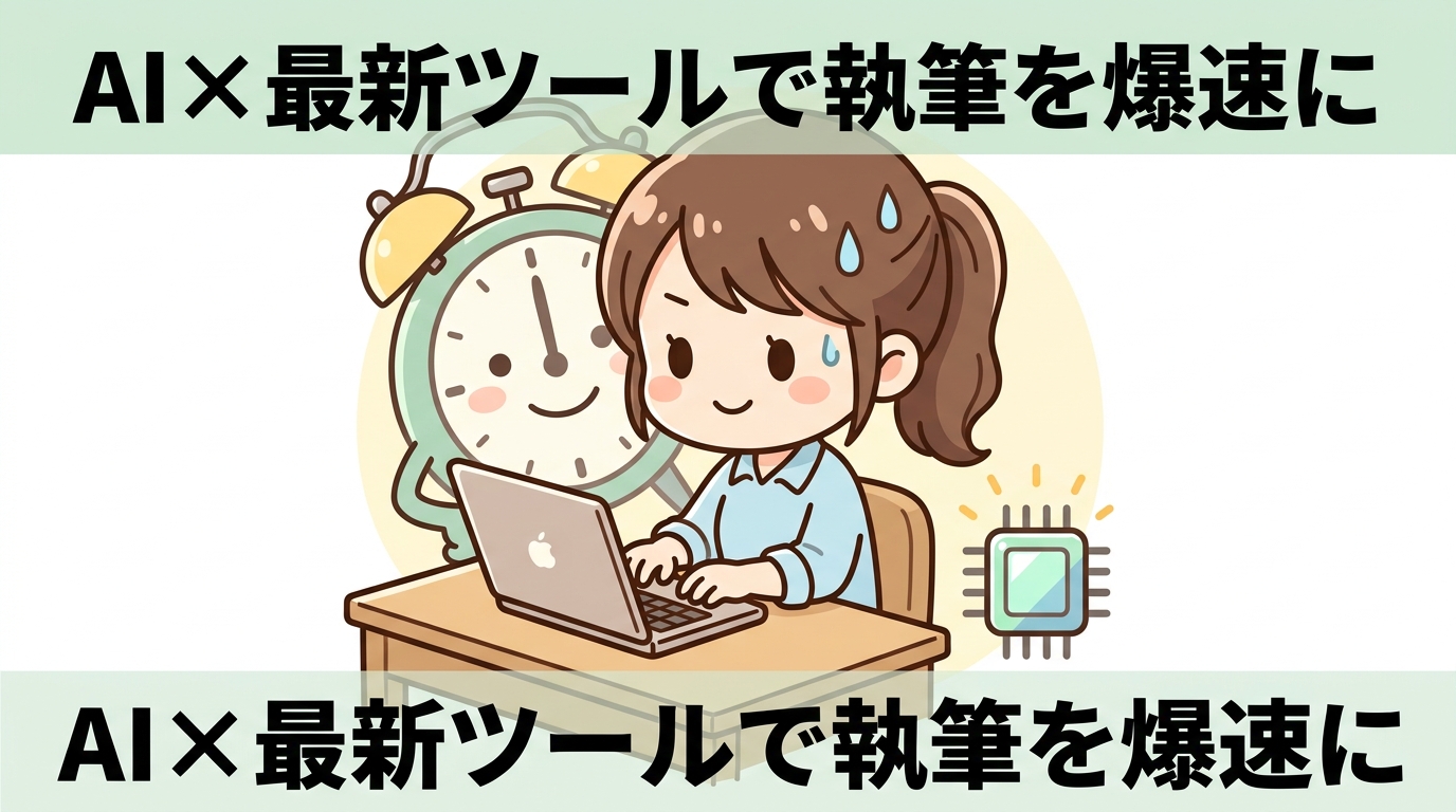 AIと最新ツールで記事作成を高速化する方法